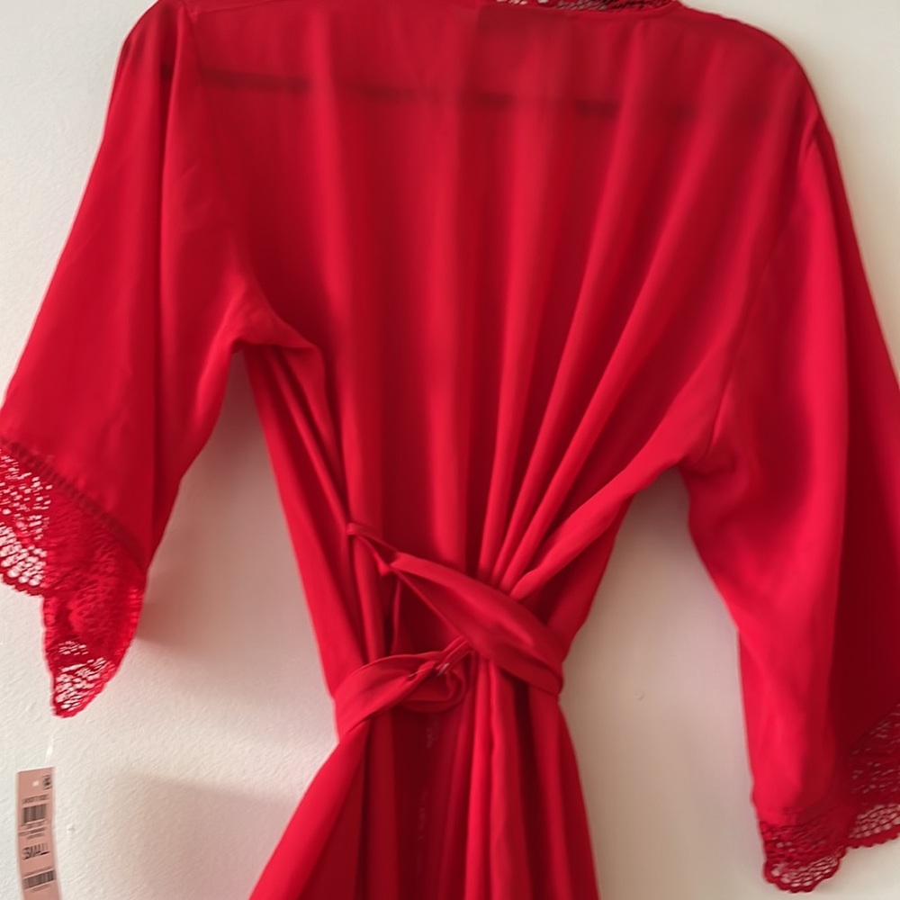 International Concepts Intimates Red Robe - Picture 5 of 5